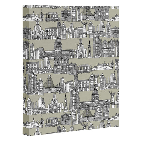 Sharon Turner San Francisco Linen Art Canvas