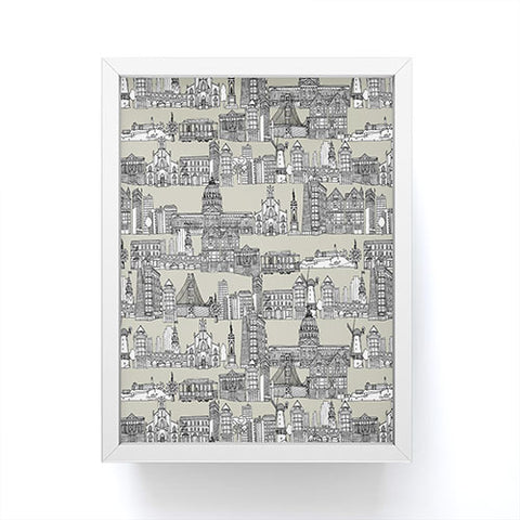 Sharon Turner San Francisco Linen Framed Mini Art Print