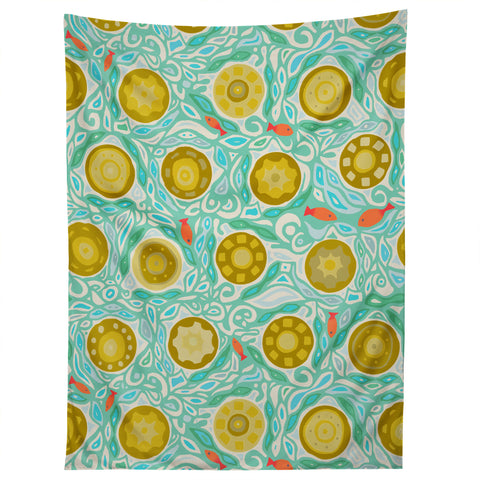 Sharon Turner sandcastles Tapestry