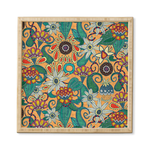 Sharon Turner sarilmak apricot Framed Wall Art