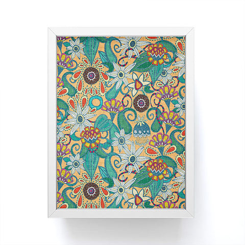 Sharon Turner sarilmak apricot Framed Mini Art Print