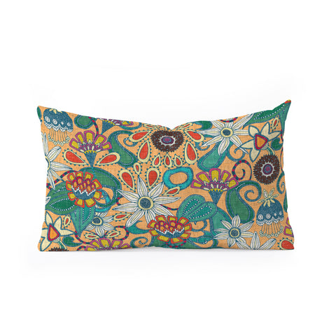 Sharon Turner sarilmak apricot Oblong Throw Pillow