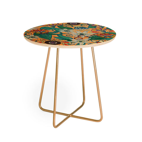 Sharon Turner sarilmak apricot Round Side Table