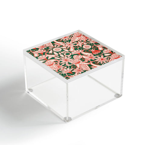 Sharon Turner sarilmak green orange Acrylic Box