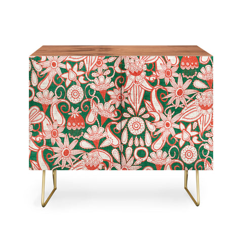 Sharon Turner sarilmak green orange Credenza