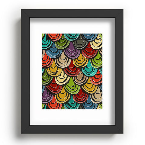 Sharon Turner scallop scales Recessed Framing Rectangle