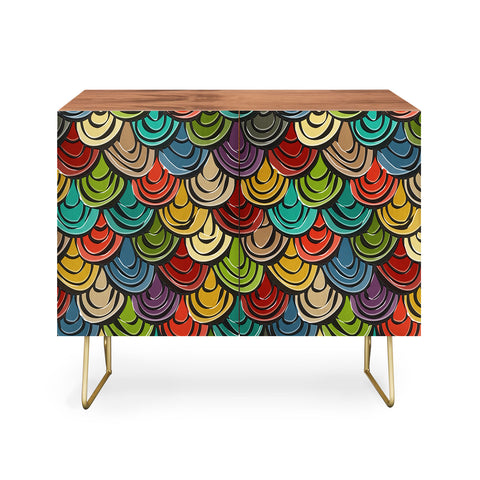 Sharon Turner scallop scales Credenza