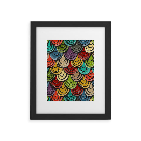 Sharon Turner scallop scales Framed Art Print