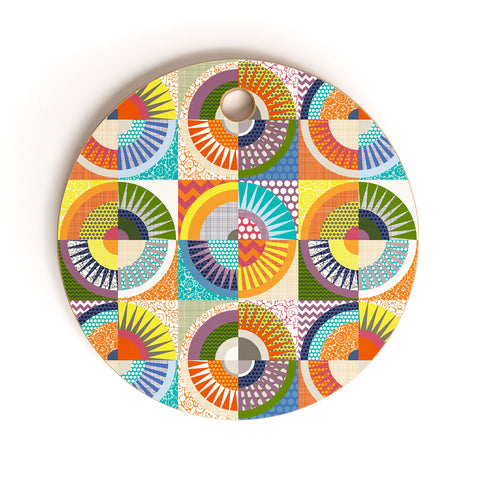 Sharon Turner Seaview Beauty Cutting Board Round