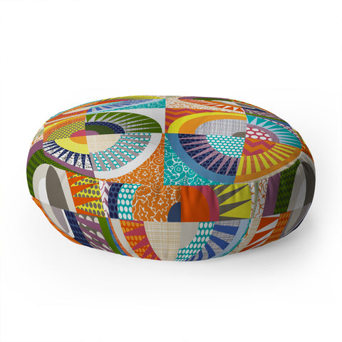 Sharon Turner Seaview Beauty Floor Pillow Round