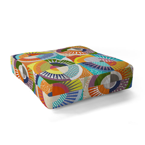 Sharon Turner Seaview Beauty Floor Pillow Square