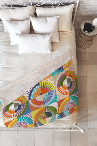 Sharon Turner Seaview Beauty Fleece Throw Blanket