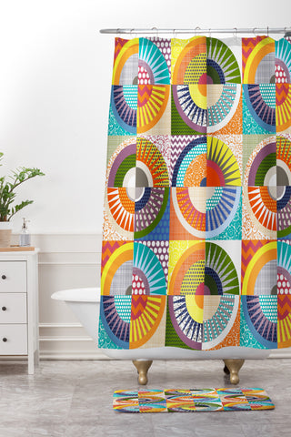 Sharon Turner Seaview Beauty Shower Curtain And Mat