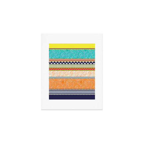 Sharon Turner Seaview Beauty Stripe Art Print