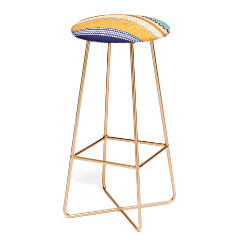 Sharon Turner Seaview Beauty Stripe Bar Stool