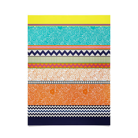 Sharon Turner Seaview Beauty Stripe Poster