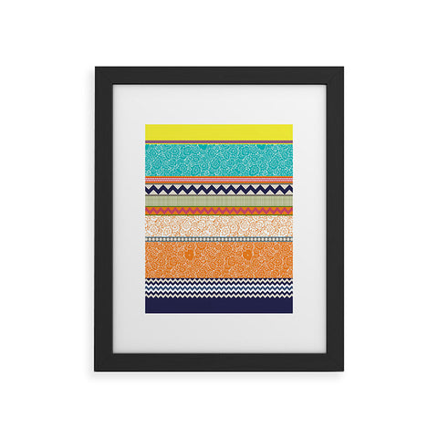 Sharon Turner Seaview Beauty Stripe Framed Art Print