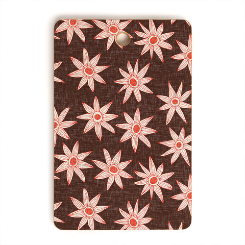 Sharon Turner sema brown Cutting Board Rectangle