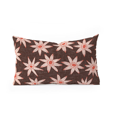 Sharon Turner sema brown Oblong Throw Pillow