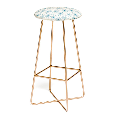 Sharon Turner sema cream blue Bar Stool