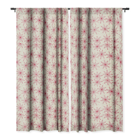 Sharon Turner sema cream Blackout Window Curtain
