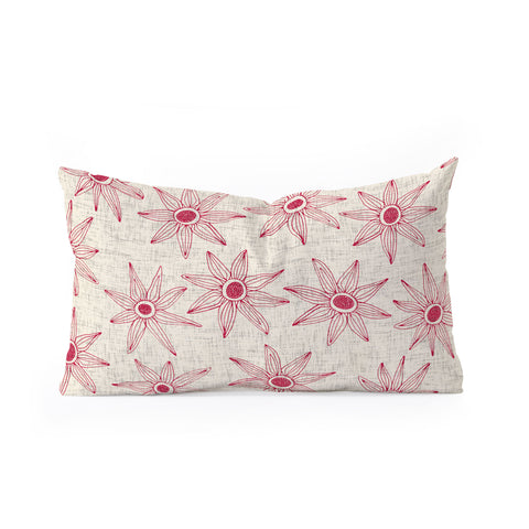Sharon Turner sema cream Oblong Throw Pillow