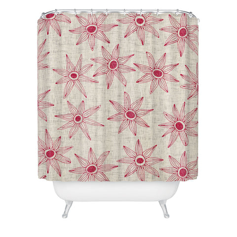 Sharon Turner sema cream Shower Curtain