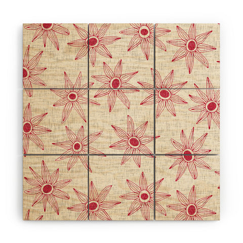 Sharon Turner sema cream Wood Wall Mural