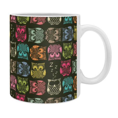 Sharon Turner Sherbet Owls Coffee Mug