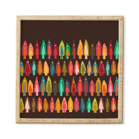 Sharon Turner Shirish trees Framed Wall Art