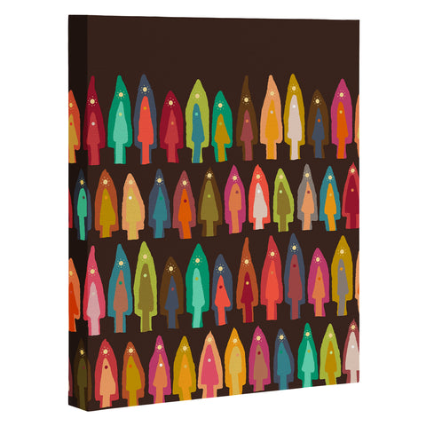 Sharon Turner Shirish trees Art Canvas