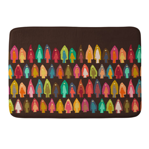 Sharon Turner Shirish trees Memory Foam Bath Mat