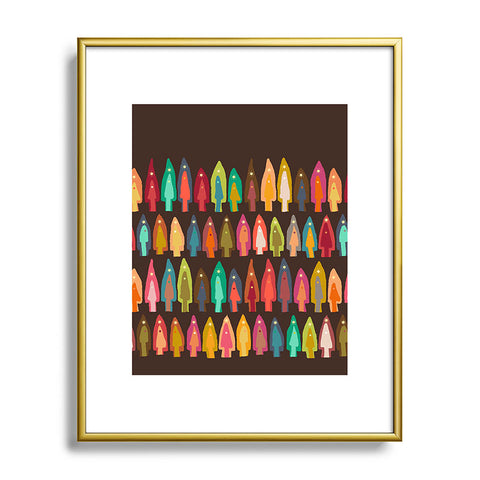Sharon Turner Shirish trees Metal Framed Art Print