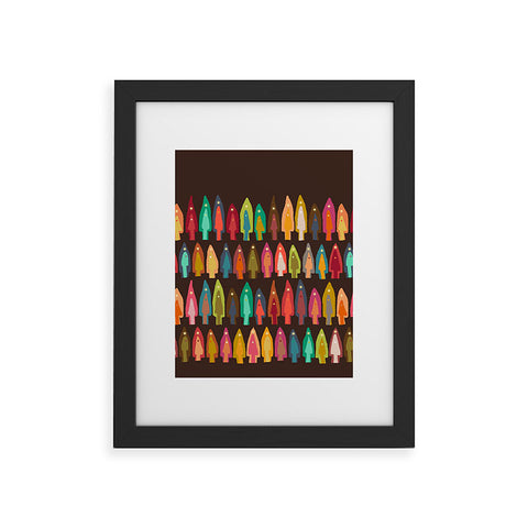 Sharon Turner Shirish trees Framed Art Print