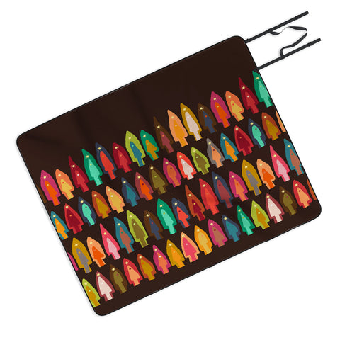 Sharon Turner Shirish trees Picnic Blanket