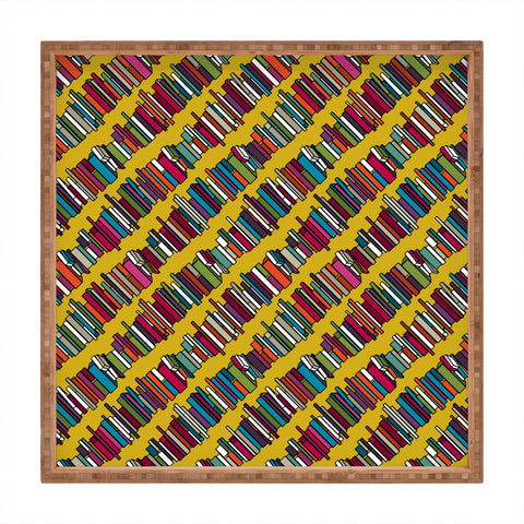 Sharon Turner Skew Whiff Book Stack Square Tray