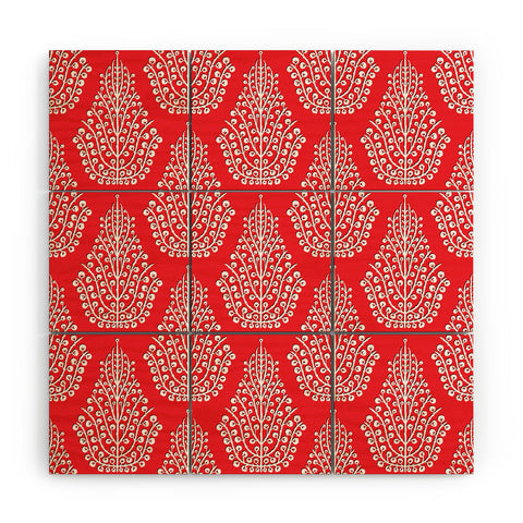 Sharon Turner Spirit Red Wood Wall Mural