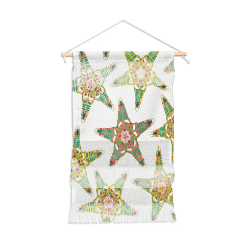 Sharon Turner starfish flowers off white Wall Hanging Portrait
