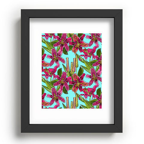 Sharon Turner Stargazer Lilies Recessed Framing Rectangle