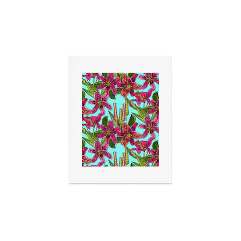 Sharon Turner Stargazer Lilies Art Print
