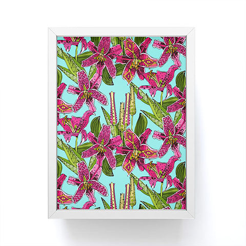 Sharon Turner Stargazer Lilies Framed Mini Art Print