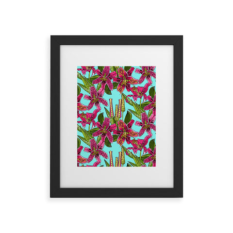 Sharon Turner Stargazer Lilies Framed Art Print