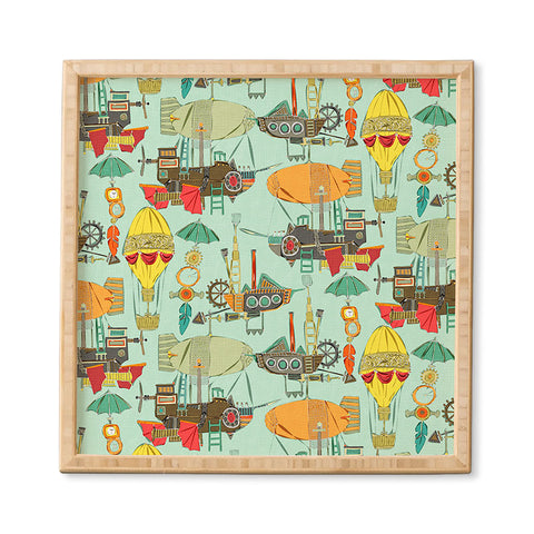Sharon Turner steampunk sky Framed Wall Art