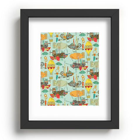 Sharon Turner steampunk sky Recessed Framing Rectangle