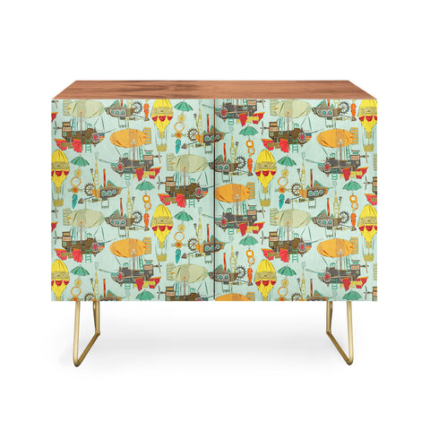 Sharon Turner steampunk sky Credenza