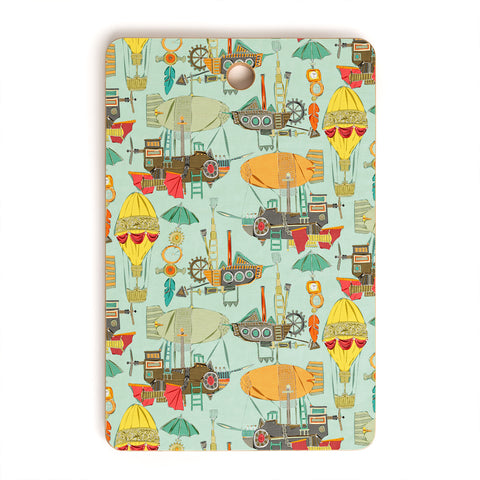 Sharon Turner steampunk sky Cutting Board Rectangle