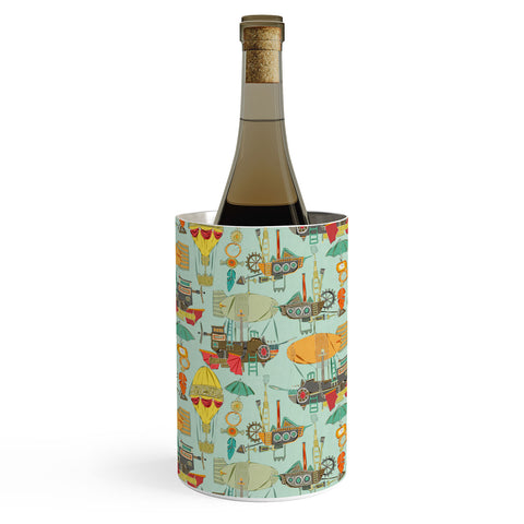 Sharon Turner steampunk sky Wine Chiller