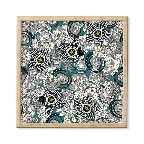 Sharon Turner succulent star Framed Wall Art