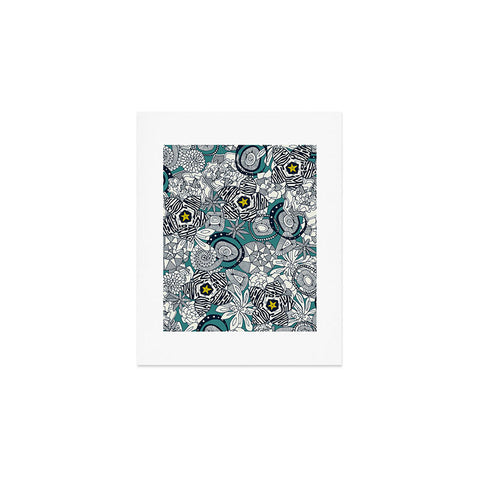 Sharon Turner succulent star Art Print