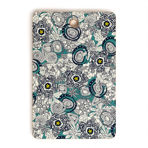Sharon Turner succulent star Cutting Board Rectangle